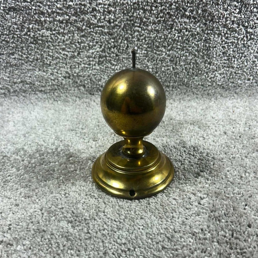 Brass Flag Pole Topper Finial Ball‎ Gold Vintage Decorative Hardware